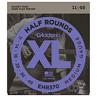 DAddario EHR370 XL Half Rounds Electric Guitar Strings 1149