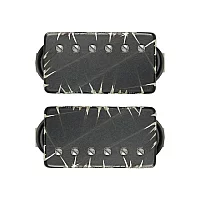 Bare Knuckle Nailbomb Humbucker Set 50mm Black Battleworn Covers