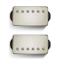 Bare Knuckle Polypaf Humbucker Set 50mm Brushed Nickel Covers