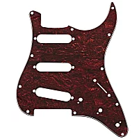Guitarworks 11Hole SSS Scratchplate Red Tortoise Shell