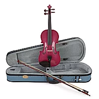 Stentor Harlequin Violin Outfit Raspberry Pink 14