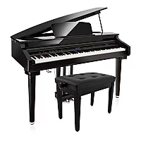 GDP200 Digital Grand Piano with Stool by Gear4music