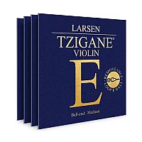 Larsen Tzigane Violin String Set Ball End E Medium