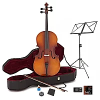 Student 34 Size Cello Beginner Pack by Gear4music Antique Fade