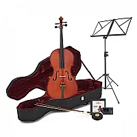 Student Plus 34 Size Cello Beginner Pack by Gear4music