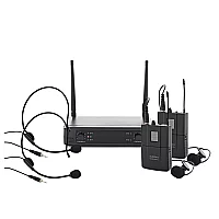 SubZero VOXLINKDual Lavalier and Headset Wireless Microphone System