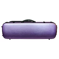 Hidersine Polycarbonate Violin Oblong Case Brushed Purple