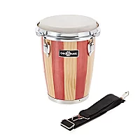 7.5 Wooden Conga with Strap by Gear4music