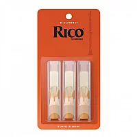 Rico by DAddario Bb Clarinet Reeds 3.5 3 Pack