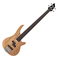 Chicago Fretless Bass Guitar by Gear4music Natural