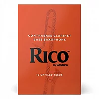 Rico by DAddario Contrabass Clarinet Bass Sax Reeds 2 10 Pack
