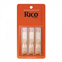Rico by DAddario Soprano Saxophone Reeds 3 3 Pack