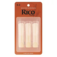 Rico by DAddario Baritone Saxophone Reeds 3 3 Pack