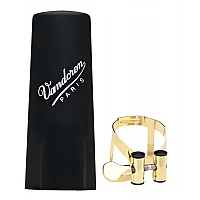 Vandoren MO Clarinet Bb Ligature Plated Gold MO with Plastic Cap