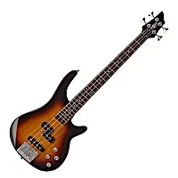 Chicago Short Scale Bass Guitar by Gear4music Sunburst