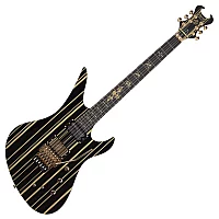 Schecter Synyster CustomS Gloss Black wGold Stripes