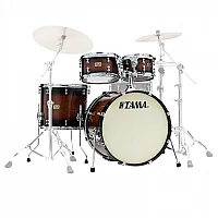 Tama SLP Dynamic Kapur 22 4pc Shell Pack Gloss Black Kapur Burst