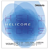 DAddario Helicore Violin A String 34 Size Medium