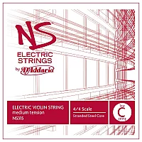 DAddario NS Electric Violin Low C String 44 Size Medium