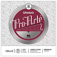 DAddario ProArte Cello D String 34 Size Medium
