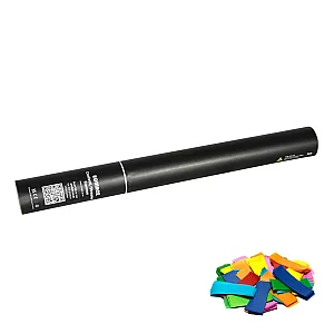 50cm Handheld Confetti Cannon Multicolour
