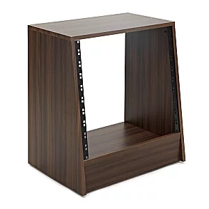 modul 10U Studio Rack Cabinet Walnut