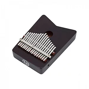 LP Kalimba Pentatonic Deep Cherry stain Oak Body 17 note C scale