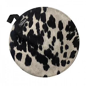 Big Fat Snare Drum 14 in Cow Moo Suede Head Black