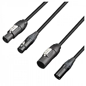 Adam Hall 5 STAR Neutrik XLR 5pole to TRUE1 Hybrid Cable 1.5m