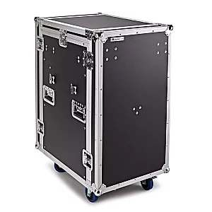 Trojan Pro 16U HeavyDuty PopUp Mixer Rack Flight Case