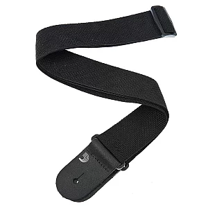 DAddario Cotton Guitar Strap Black