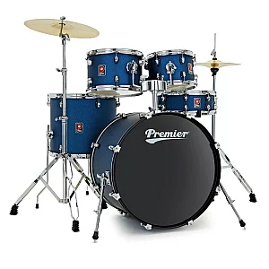 Premier Revolution 22 5pc Drum Kit Blue Stardust
