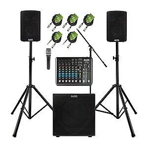 Alto Professional TX408 Complete PA System Bundle