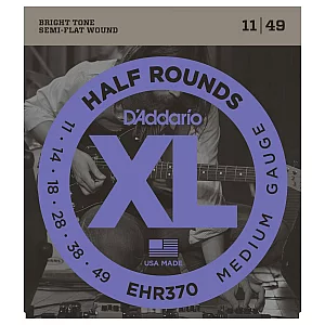 DAddario EHR370 XL Half Rounds Electric Guitar Strings 1149