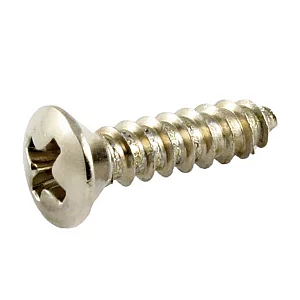 Allparts GS0001 Pickguard Screws Nickel 20 Pack