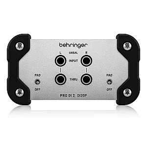 Behringer DI20P PRO DI 2 Professional Passive Stereo DI Box