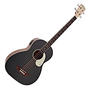 Hartwood Century Electro Acoustic Bass Guitar Black