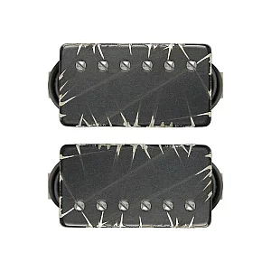 Bare Knuckle Nailbomb Humbucker Set 50mm Black Battleworn Covers