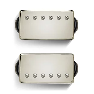 Bare Knuckle Polypaf Humbucker Set 50mm Brushed Nickel Covers